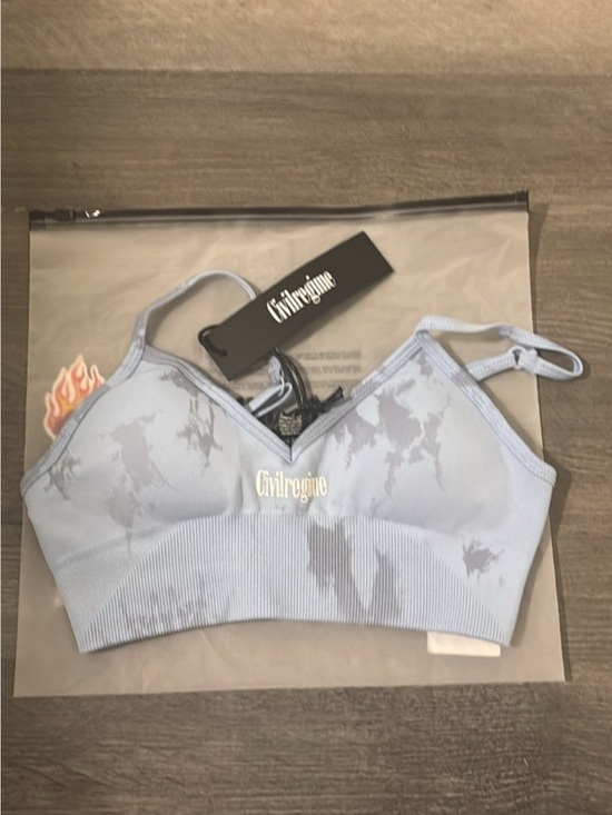Civil Regime Other - Civil Regime Light Blue Seamless Sports Bralette
